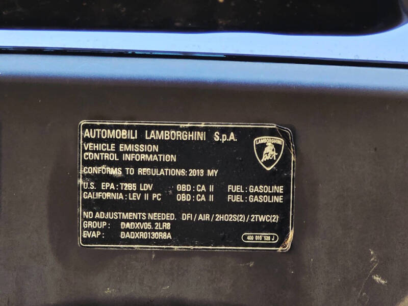 2013 Lamborghini Gallardo LP 550-2