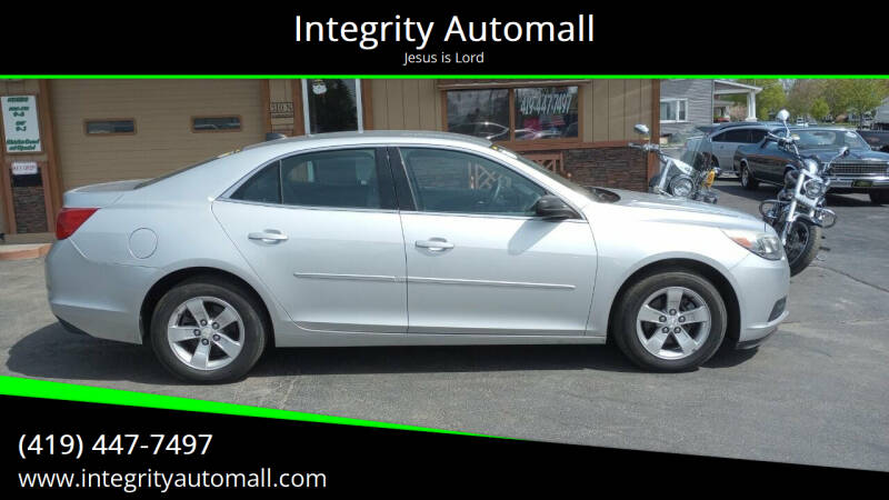 2013 Chevrolet Malibu for sale at Integrity Automall in Tiffin OH