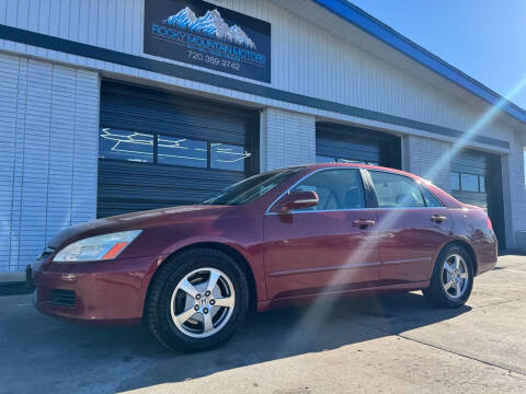 2007 Honda Accord for sale at Rocky Mountain Motors LTD in Englewood CO