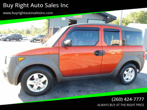 2003 Honda Element for sale at Buy Right Auto Sales Inc in Fort Wayne IN