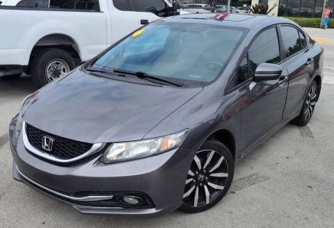 2015 Honda Civic for sale at H.A. Twins Corp in Miami FL