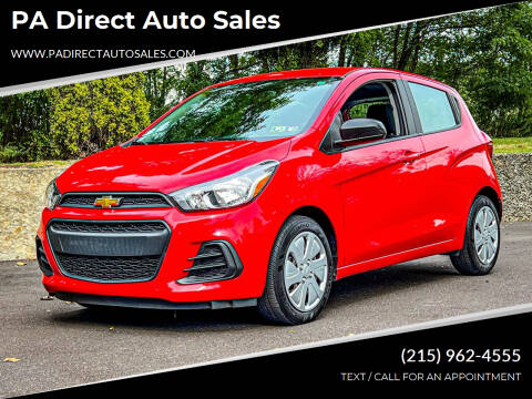 2017 Chevrolet Spark for sale at PA Direct Auto Sales in Levittown PA