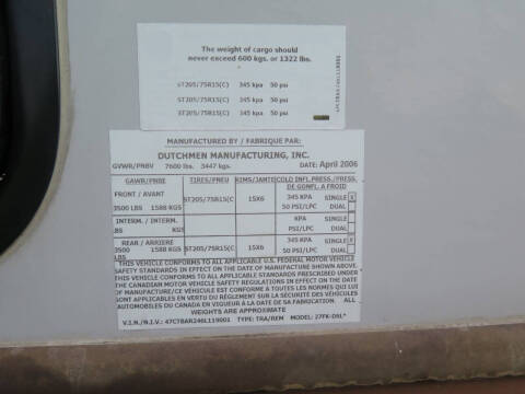 2006 Dutchmen RV Adirondack