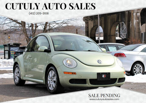 2008 Volkswagen New Beetle for sale at Cutuly Auto Sales in Pittsburgh PA