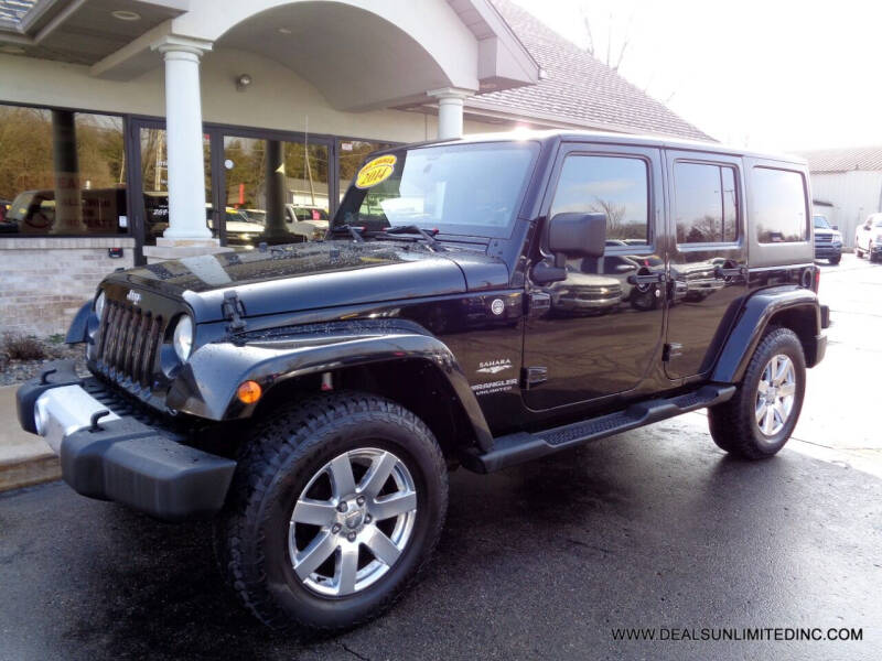 2014 Jeep Wrangler Unlimited for sale at DEALS UNLIMITED INC in Portage MI