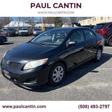 2009 Toyota Corolla for sale at PAUL CANTIN in Fall River MA