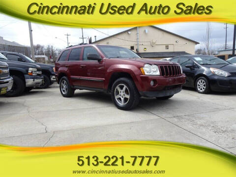 2007 Jeep Grand Cherokee for sale at Cincinnati Used Auto Sales in Cincinnati OH