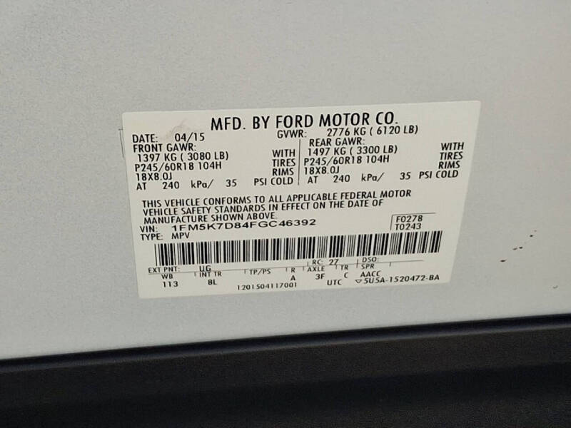 2015 Ford Explorer XLT