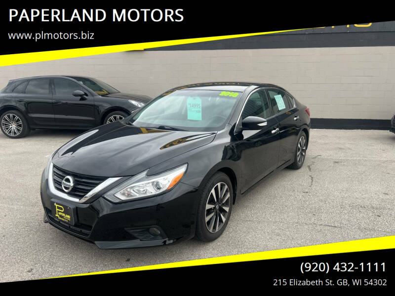 2018 Nissan Altima for sale at PAPERLAND MOTORS in Green Bay WI