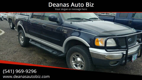 2001 Ford F-150 for sale at Deanas Auto Biz in Pendleton OR