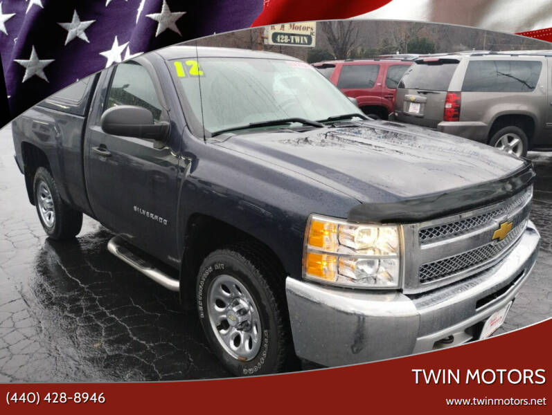 2012 Chevrolet Silverado 1500 for sale at TWIN MOTORS in Madison OH