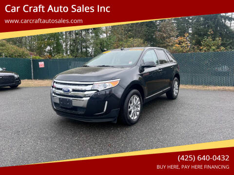 2013 Ford Edge for sale at Car Craft Auto Sales Inc in Lynnwood WA