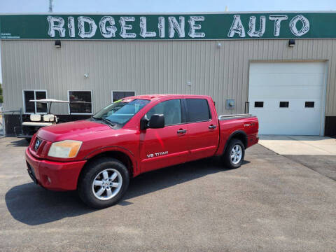 2010 Nissan Titan for sale at RIDGELINE AUTO in Chubbuck ID