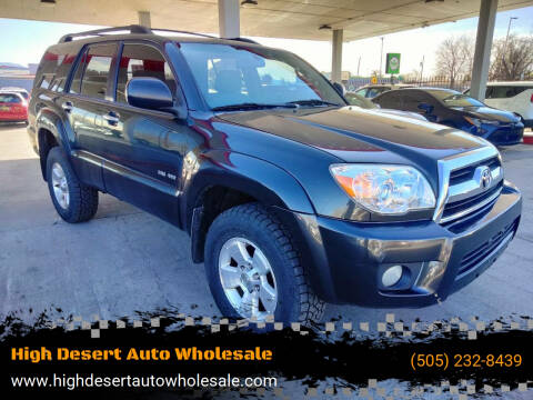 2008 Toyota 4Runner for sale at High Desert Auto Wholesale in Albuquerque NM