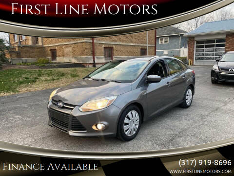 2012 Ford Focus for sale at First Line Motors in Brownsburg IN