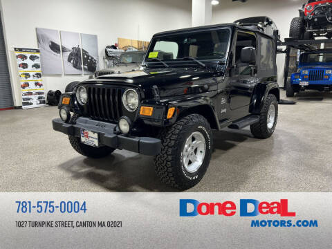 2004 Jeep Wrangler for sale at DONE DEAL MOTORS in Canton MA