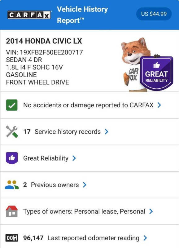2014 Honda Civic LX
