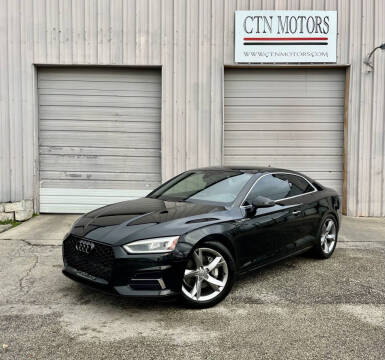 2018 Audi A5 for sale at CTN MOTORS in Houston TX
