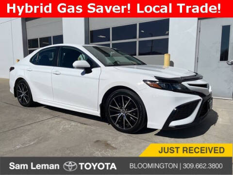 2022 Toyota Camry Hybrid for sale at Sam Leman Mazda in Bloomington IL