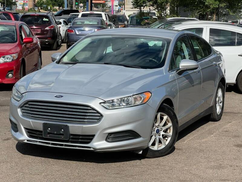 2015 Ford Fusion for sale at GO GREEN MOTORS in Lakewood CO
