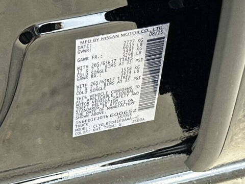 2026 Nissan Frontier SV