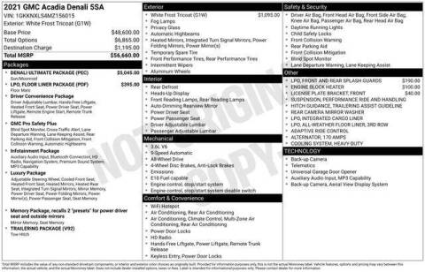 2021 GMC Acadia Denali