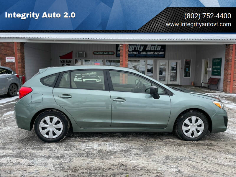 2014 Subaru Impreza for sale at Integrity Auto 2.0 in Saint Albans VT