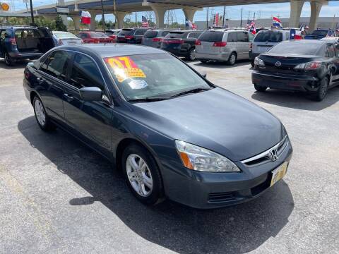 2007 Honda Accord for sale at Texas 1 Auto Finance in Kemah TX