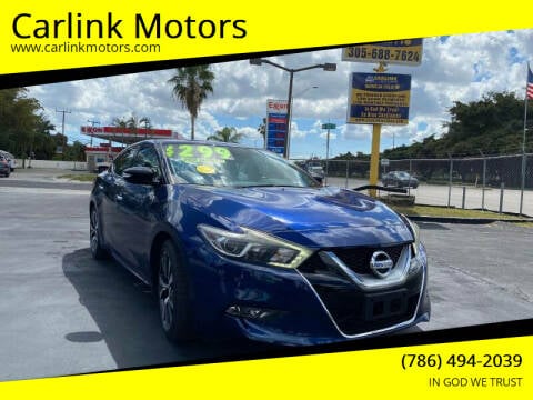 2017 Nissan Maxima for sale at Carlink Motors in Miami FL