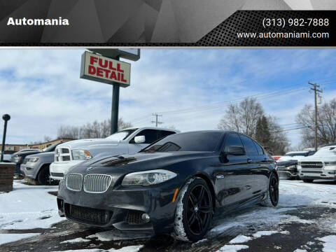 2013 BMW 5 Series for sale at Automania in Dearborn Heights MI