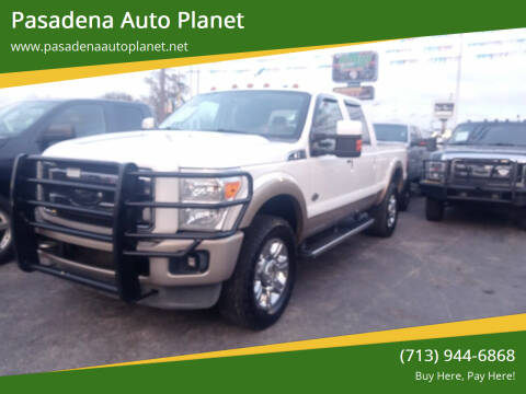 2012 Ford F-350 Super Duty for sale at Pasadena Auto Planet in Houston TX