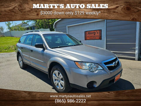 2008 Subaru Outback for sale at Marty's Auto Sales in Lenoir City TN