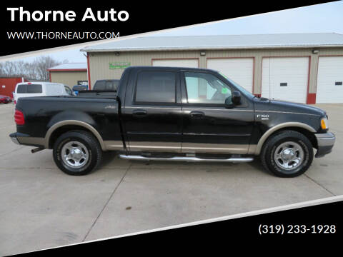 2003 Ford F-150 for sale at Thorne Auto in Evansdale IA