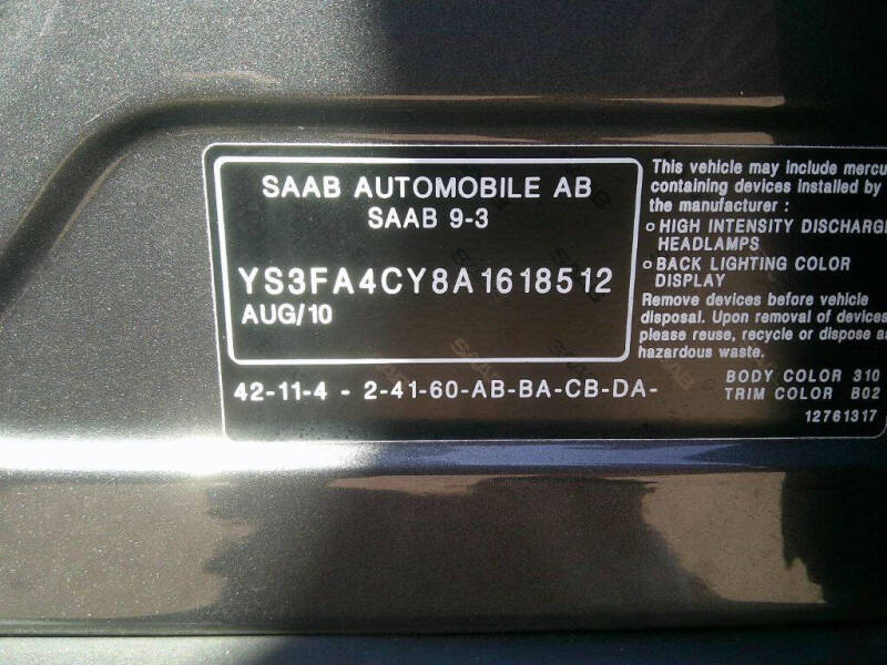 2010 Saab 9-3 Sport