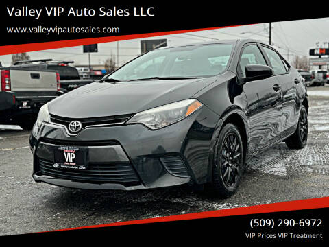 2016 Toyota Corolla for sale at Valley VIP Auto Sales LLC in Spokane Valley WA