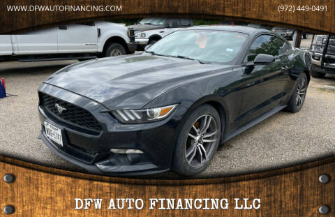 2017 Ford Mustang for sale at DFW AUTO FINANCING LLC in Dallas TX