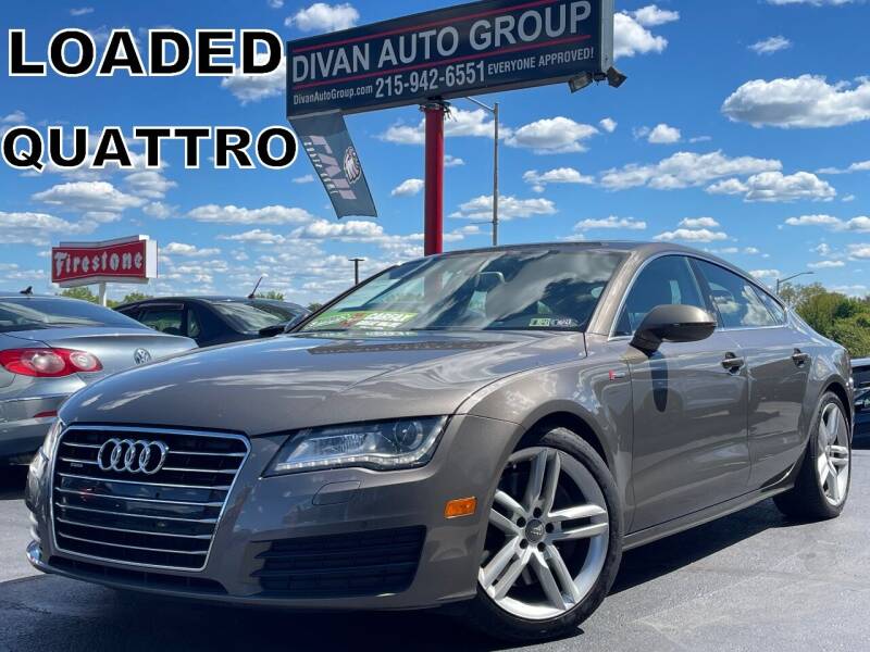 2012 Audi A7 for sale at Divan Auto Group in Feasterville Trevose PA
