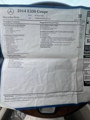 2014 Mercedes-Benz E-Class E 350
