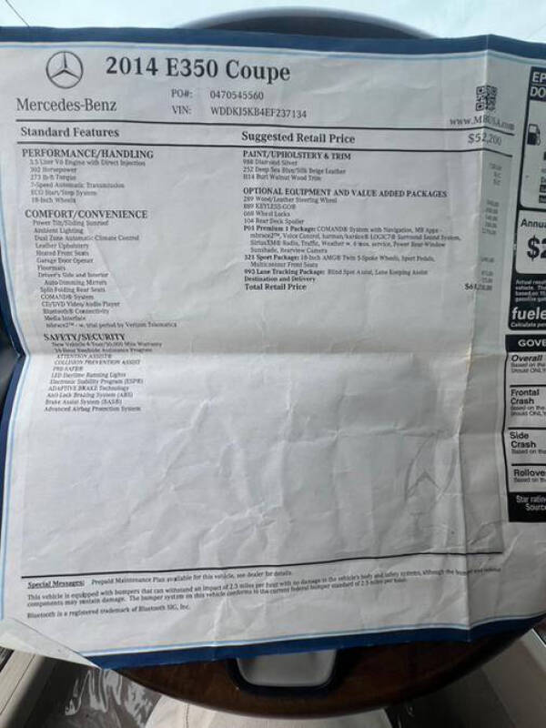 2014 Mercedes-Benz E-Class E 350