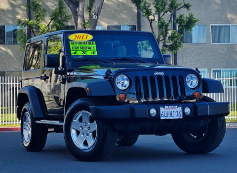 2011 Jeep Wrangler for sale at G & G AUTO WHOLESALE in North Hollywood CA