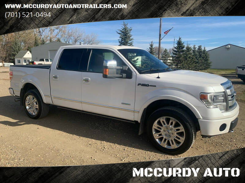 2013 Ford F-150 for sale at MCCURDY AUTO in Cavalier ND