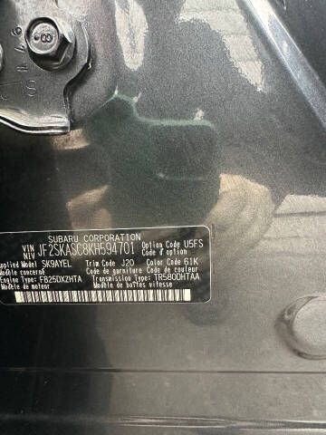 2019 Subaru Forester Limited