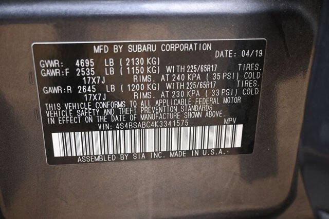 2019 Subaru Outback 2.5i