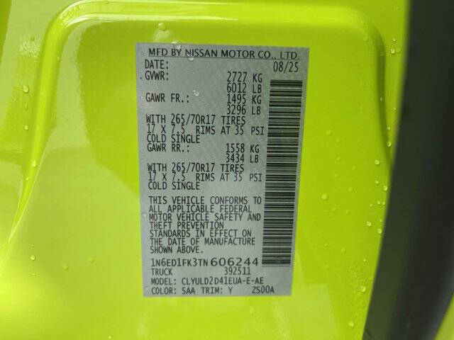 2026 Nissan Frontier PRO-4X