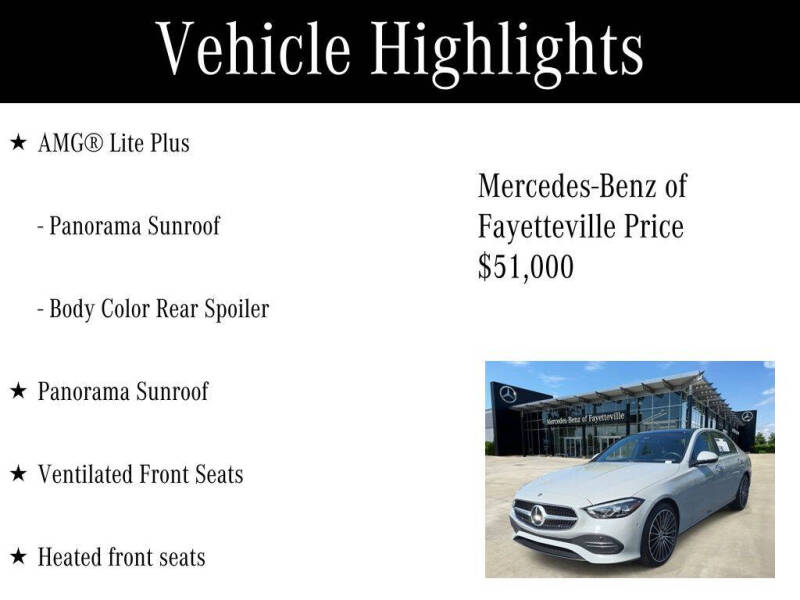 2026 Mercedes-Benz C-Class C 300
