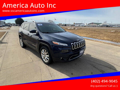 2016 Jeep Cherokee for sale at America Auto Inc in South Sioux City NE