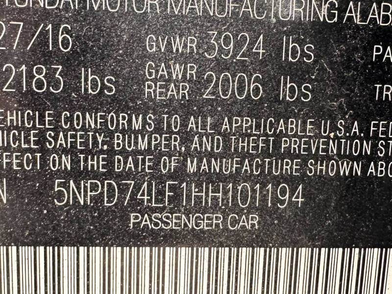 2017 Hyundai Elantra SE