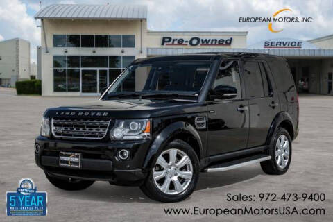 2016 Land Rover LR4 for sale at European Motors Inc in Plano TX