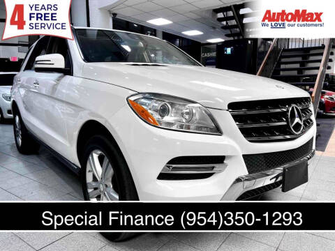 2015 Mercedes-Benz M-Class for sale at Auto Max in Hollywood FL