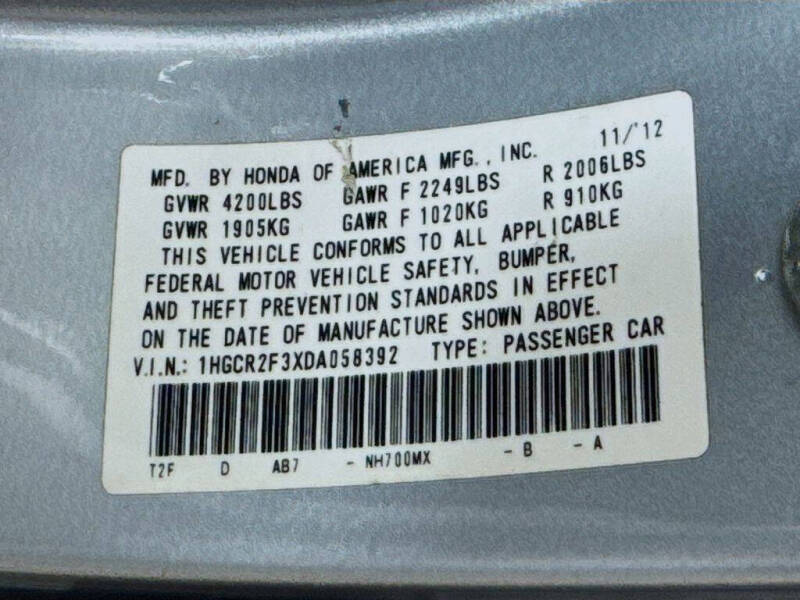 2013 Honda Accord LX